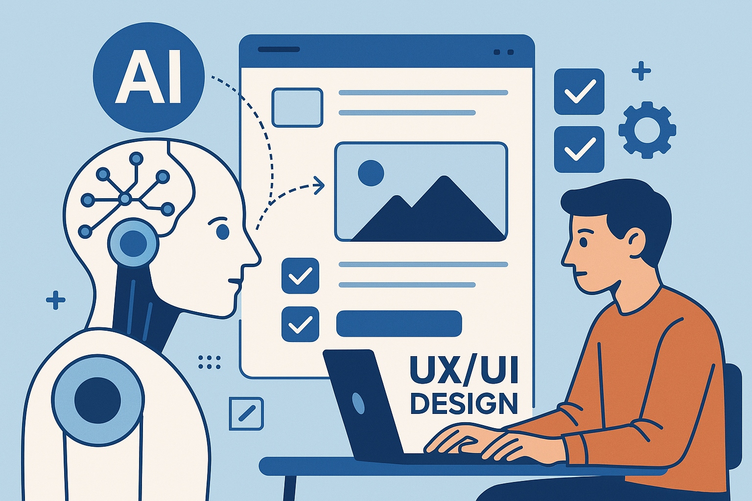Cómo la inteligencia artificial está transformando el diseño UX/UI